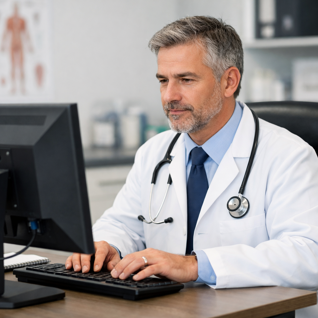 photo of physician at computer-1