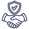 AVA-Integrity and Accountability-a shield with handshake underneath AVA-Integrity and Accountability-a shield with handshake underneath