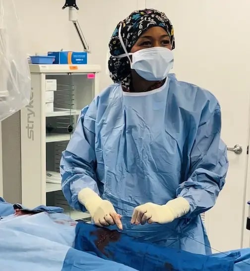 AVA-Woman performing procedure-1